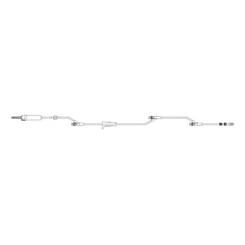 Carefusion Corp. IV Administration Set Needleless 104" 20 Drops/mL Priming Volume 17mL 100/Ca - 42493E