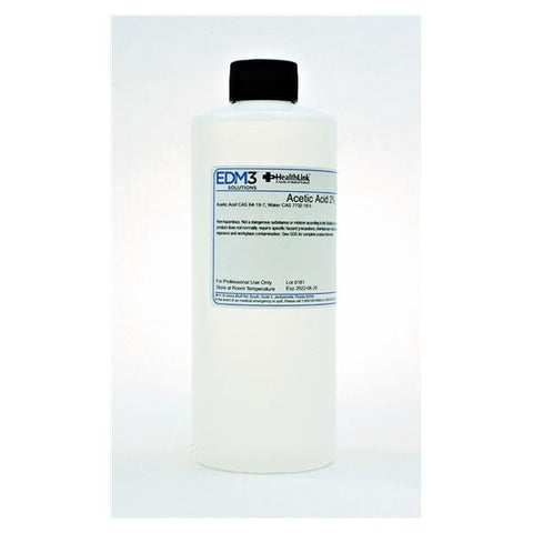 EDML, LLC Acetic Acid Reagent 2% 16oz Each - 400415