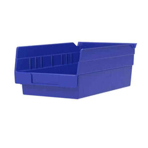 Akro Bin Shelf 11-5/8x6-5/8x4" Blue Polypropylene 12/Box - Mils - 30130BLUE