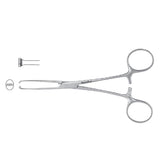 Miltex Forcep Tissue Allis Meister-Hand 7-1/4" Straight 5x6 Teeth Stainless Steel Each - Integra Miltex - MH16-10