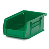 Marketlab Bin Organizer 4-1/8x7-3/8x3" Green Heavy Duty Polymer With Label Slot Eachch - 6001-GN