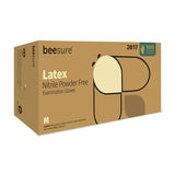EcoBee Gloves Exam BeeSure Powder-Free Latex Large 100/Bx, 10 BX/CA - BE2818