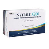 Glove Club Gloves Exam Nytrile X200 Powder-Free Nitrile Latex-Free Small Blue 200/Bx, 10 BX/CA - 1125659