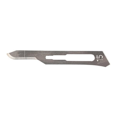 Henry Schein Inc. Blade Surgical #15 Stainless Steel Sterile 100/Bx, 40 BX/CA - 4333