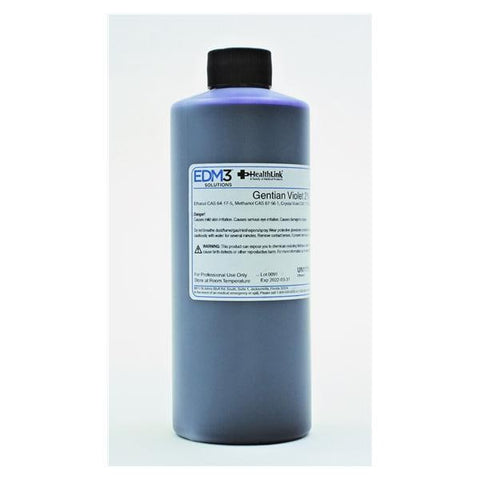 EDML, LLC Gentian Violet Stain 2% 16oz Each - 400323