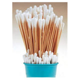 National Distribution & Contra Applicator Cotton Tip Non Sterile 6 in Wood Shaft 1000/Bx, 10 BX/CA - SOL 76200