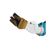 Ansell Healthcare Products LLC Glove Liner Cut-Resistant Polyethylene Large White / Blue Cuff Reusable 5/Bx - 5789913