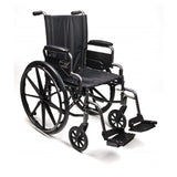 Graham Armrest Full Length For Traveler L4 Wheelchair Black 1/Pr - Field/Everest &Jennings - 90763023
