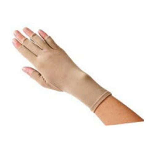 Patterson Med(Sammons Preston) Glove Compression Hand Rolyan Beige Size 8" Small Right Each - 92744001