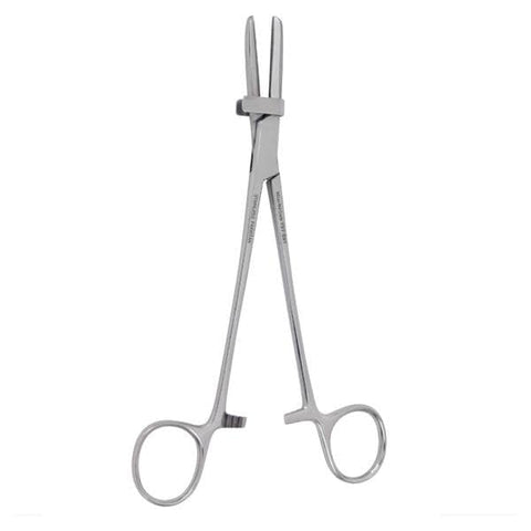 Miltex Forcep Tube Occluding Vantage 7-1/2" Serrated Straight Stainless Steel Each - Integra Miltex - V97-591