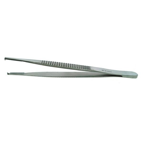 BR Surgical, LLC Forcep Tissue Bonney 7" Straight 1x2 Teeth Stainless Steel Each - BR10-31712