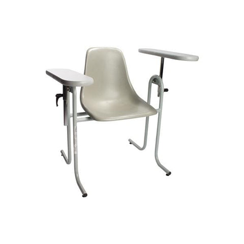 Dukal Corporation Chair Blood Draw Steel 300lb Capacity Plastic Seat Each - 4381