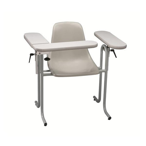 Dukal Corporation Chair Blood Draw Steel 300lb Capacity Plastic Seat Each - 4381-F