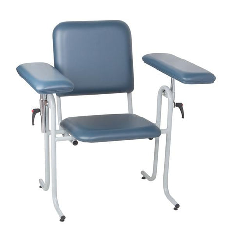 Dukal Corporation Chair Blood Draw Slate Blue 300lb Capacity Each - 4382