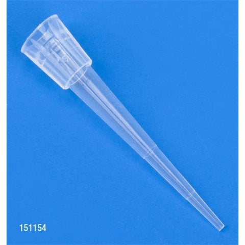 Globe Scientific Inc. Diamond Pipette Tip 0.1-10uL Graduated 31mm Sterile Disposable 960/Ca - 151154RS-96