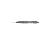 BR Surgical, LLC Forcep Tissue Bonney Iris 3-1/4" 0.12mm Tip/Tying Platform Straight 1x2Tth SS Each - BR42-95014
