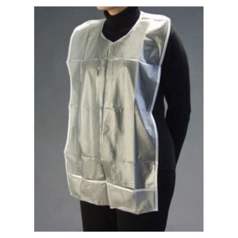 Graham Apron Bib Vinyl Unisex Translucent X-Large 33 in x 18 in With Pockets Adult Each - Field/Everest &Jennings - 3856