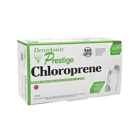 Innovative Healthcare Corp. Gloves Chloroprene DermAssist Prestige Latex-Free Powder-Free Sz 7 Strl 100/Ca - 134700