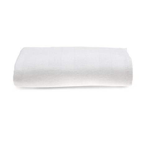 Medline Industries Inc Blanket Spread 70x108" Cotton/Polyester White 12Ea/Ca - MDTSB4B30WHI
