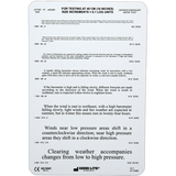 NEAR POINT READING CARD "CLEARING WEATHER"