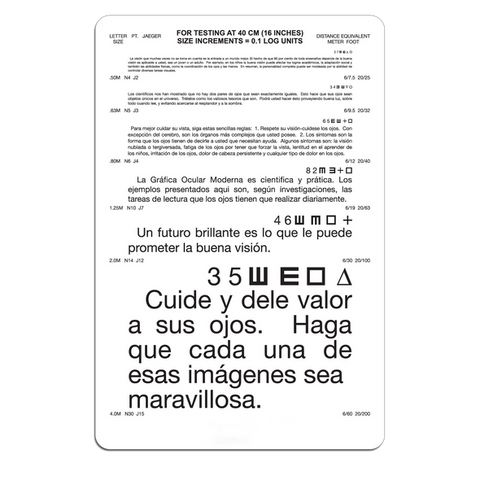 SPANISH NEAR POINT CARD