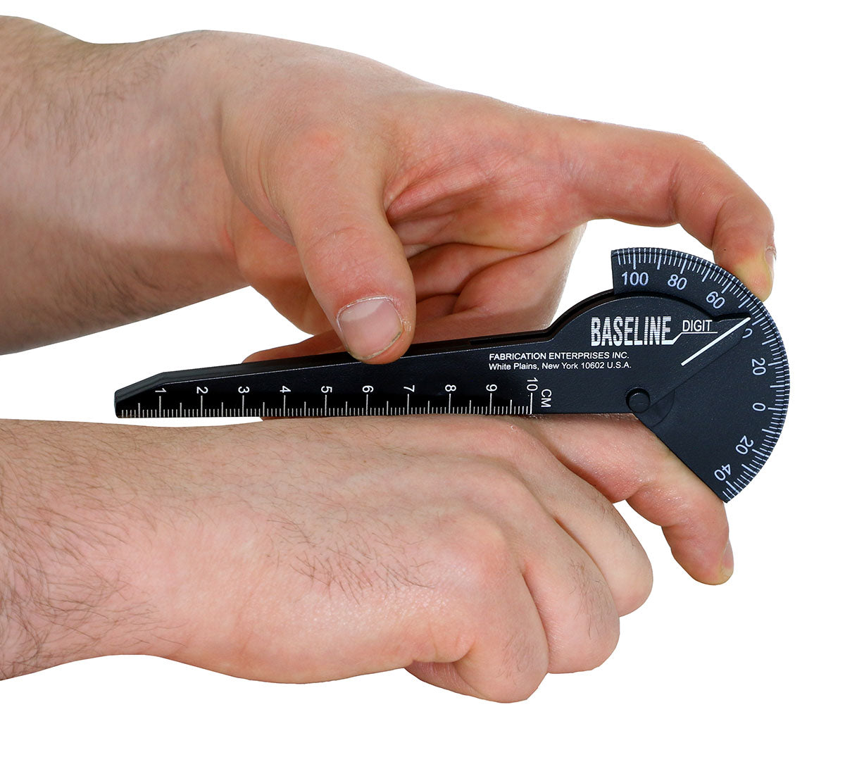 Baseline Finger Goniometer - Plastic - 1-finger Design - 6 inch