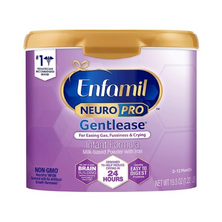 Mead Johnson Infant Formula Enfamil NeuroPro™ Gentlease® 19.5 oz. Canister Powder M-1201022-980 | Case of 4