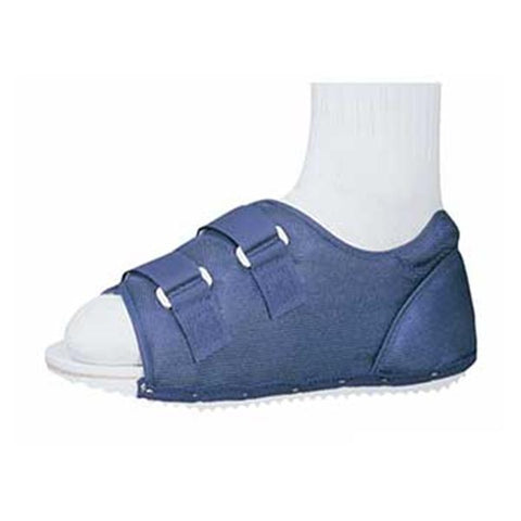 DJO, Inc Shoe Post-Op Nylon/Foam Blue Rocker Sole Men 9-11 Size Medium Each, 50 Each/CA - 79-90185