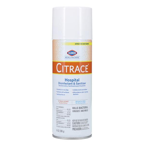 The Clorox Sales Company Deodorizer Surface Spray Citrace Aerosol Can Citrus 14 oz 14oz/Cn, 12 CN/CA - HCH 49100