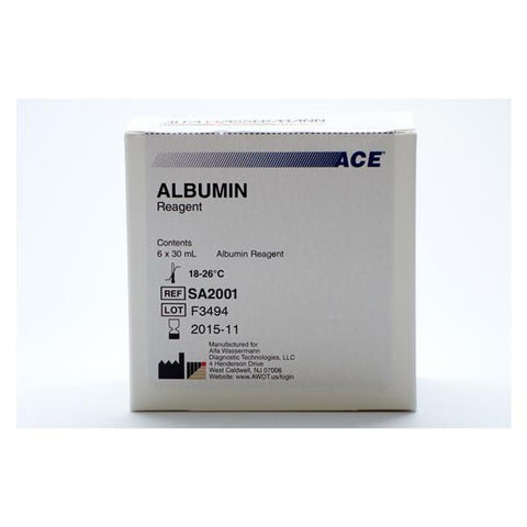 Alfa Wassermann,Inc. Albumin Reagent 6x30mL 600 Count Kit Each - SA2001