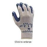 Best Glove Gloves General Purpose Atlas Fit 300B Knt Ctn/Ltx Plm Ctng Md Gr/Blk 12/Pk - 89208-304