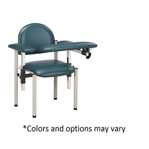 Clinton Industries, Inc. Chair Blood Draw SC Series Specify Color Powder-Coated Steel 300lb Capacity Each - 6050-U-665