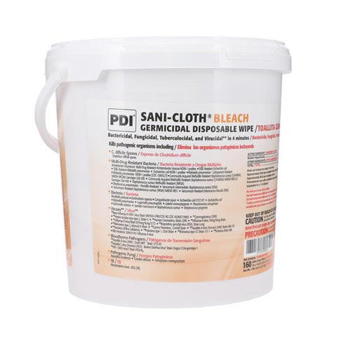 PDI Professional Disposables Disinfectant Surface Wipe Sani-Cloth Bl Each X-Large Pail 2/Ca - P7007P