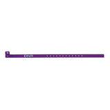 TimeMed a Div of PDC Alert Wristband DNR Vinyl Purple Adult / Pediatric 500/Bx - 130A-96-PDM