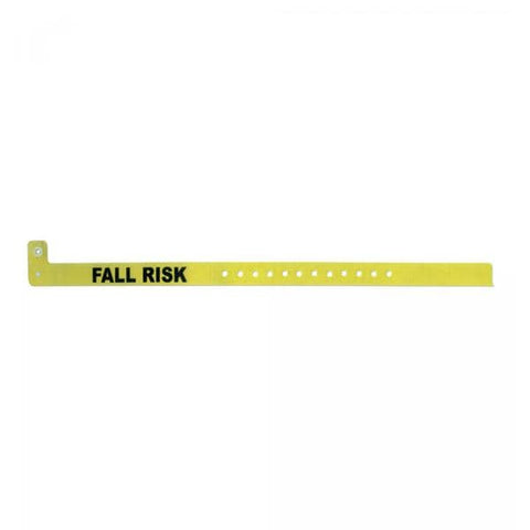 TimeMed a Div of PDC Alert Wristband Fall Risk Vinyl Yellow Adult / Pediatric 500/Ca - 130A-93-PDM