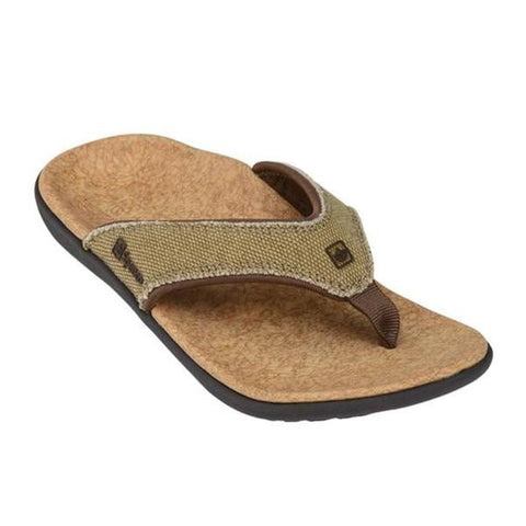 Spenco Medical Corp Sandal Canvas Womens Adult Strawberry / Java / Cork Size 8 Slip On 1/Pr - 39-462-08