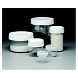 Nalge Jar Storage 1oz White/Clear Polycarbonate Clear Screw Lid 4/Pk - Nunc International - 02-925-1D