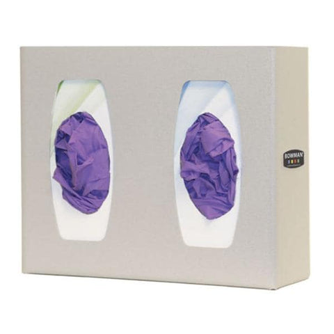 Bowman Medical Products Glove Box Holder Quartz ABS Plastic Double Each - GL020-0212