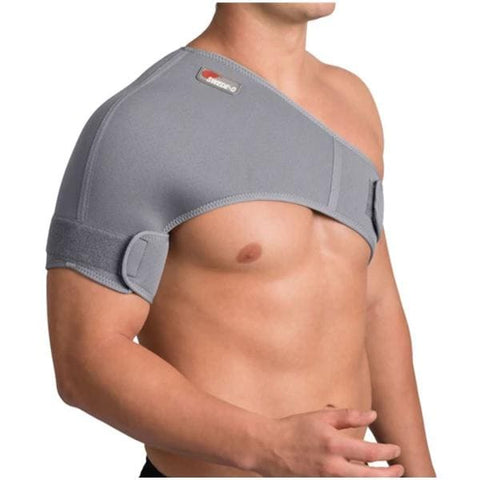 Swede Wrap Thermal Adult Shoulder MVT2 Membrane Gray Size Medium Universal Each - O Inc. - BRE-6233-GR-MED