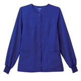 Jockey (TM) Scrubs Jacket Warm-Up Poly/Ryn/Spndx Jockey W GlxyBlu 3XL 2Pckt Each - 23561031-3XL