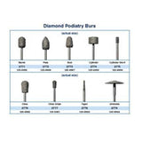 Dedeco International Inc Bur Podiatry Olive Shape Diamond Each - 2777
