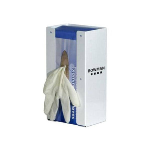 Bowman Medical Products Dispenser Glove Box Powder Coated Steel Single White 12/Ca - GB144