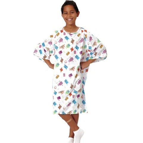 Fashion Seal Gown Patient Large White Pediatric Each - 5521-L