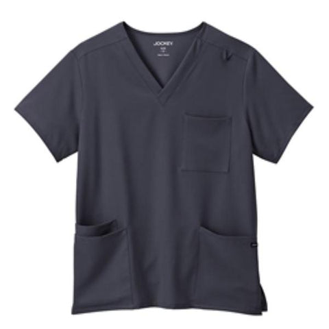 Jockey (TM) Scrubs Scrub Top Unisex Large Charcoal Each - 2371-1004-L