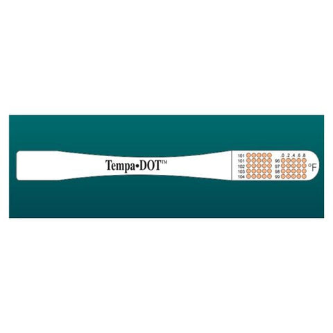 Medical Indicators, Inc Thermometer Axillary Tempa-DOT For External Use Underarm 500/Bx, 4 BX/CA - 5124NS