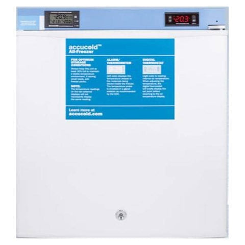 Felix Storch (Summit) Frzr Vax Accucold MED2 Sr 1.4 Cu Ft 1 Sld Swng Dr -20 to -15C Mnl Dfrst Cmpct Each - FS24LMED2