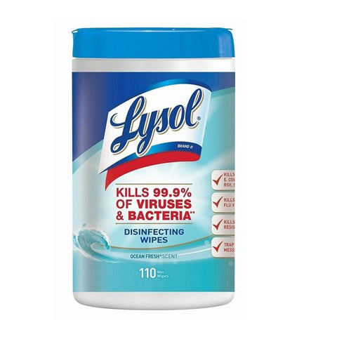 Reckitt Benkiser Wipes Disinfectant Lysol 110/Ea - 306959