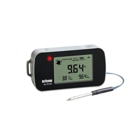 Onset Computer Corp Data Logger Temperature InTemp -30 to 70C LCD Digital Display 4M Probe 128KB Each - CX402-T430