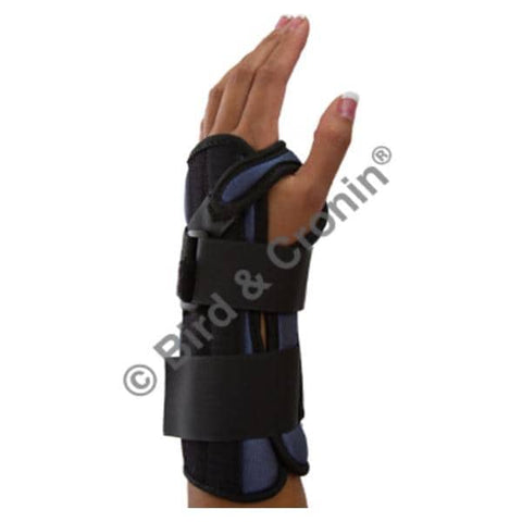 Bird & Cronin Brace Cinch-Lock Medium Wrist/Forearm Polyester/Foam/Nylon Black Right Each - 8145323