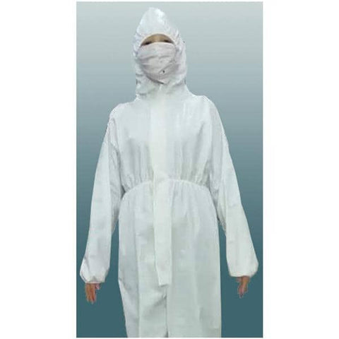 Z Lab Limited Coverall Protective Disposable Medium White AAMI Level 2 48/Ca - 182535
